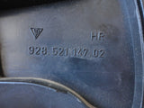 911 964 Seat Hinge Trim COVER left driver black tan 1978-94 - 928.521.147.02